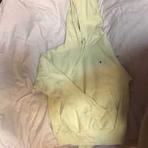 Champion Yellow Hoodie